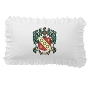 Sorority Crest Scalloped Pillow Cover