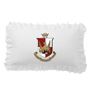 Sorority Crest Scalloped Pillow Cover