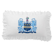 Sorority Crest Scalloped Pillow Cover