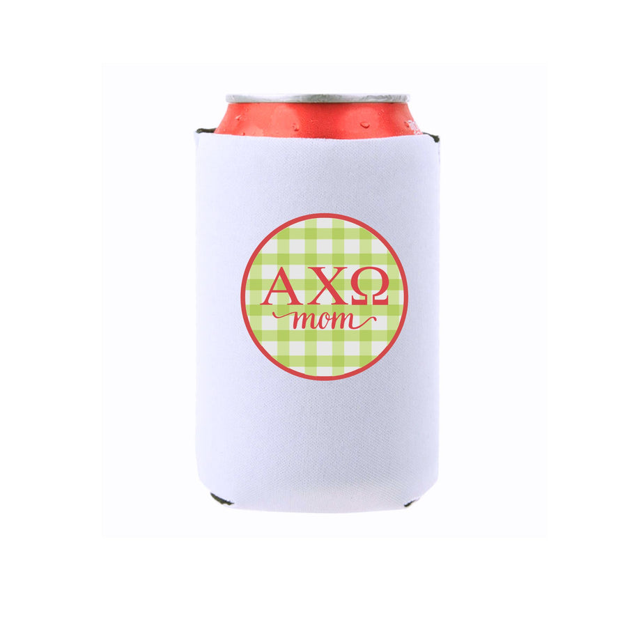 Sorority & Mom Can Coolers - Gingham Design