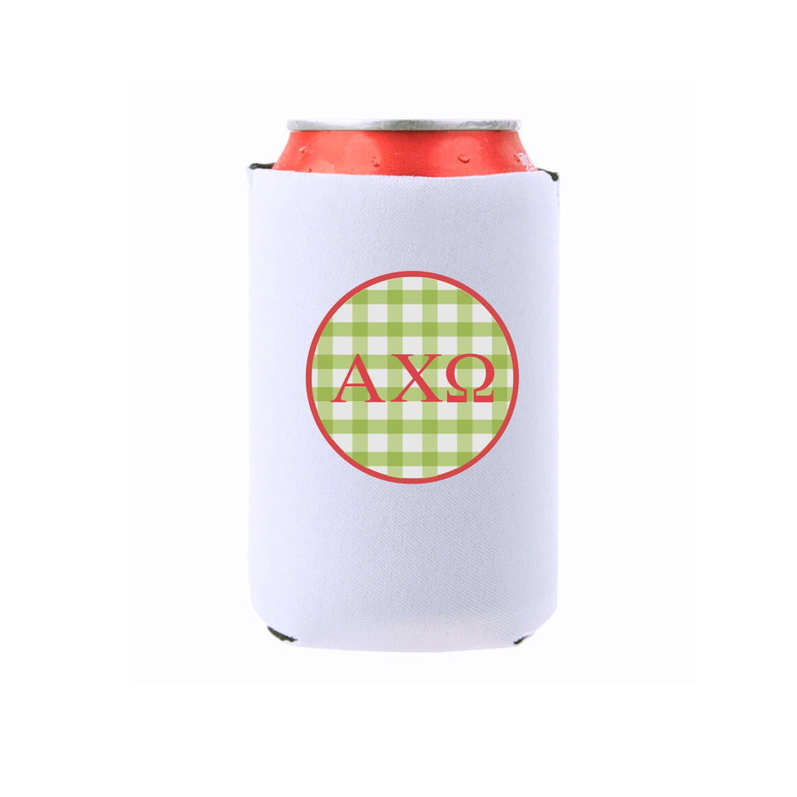 Sorority & Mom Can Coolers - Gingham Design