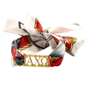 Alpha Chi Omega - Tie Scarf with Sorority Greek Slide