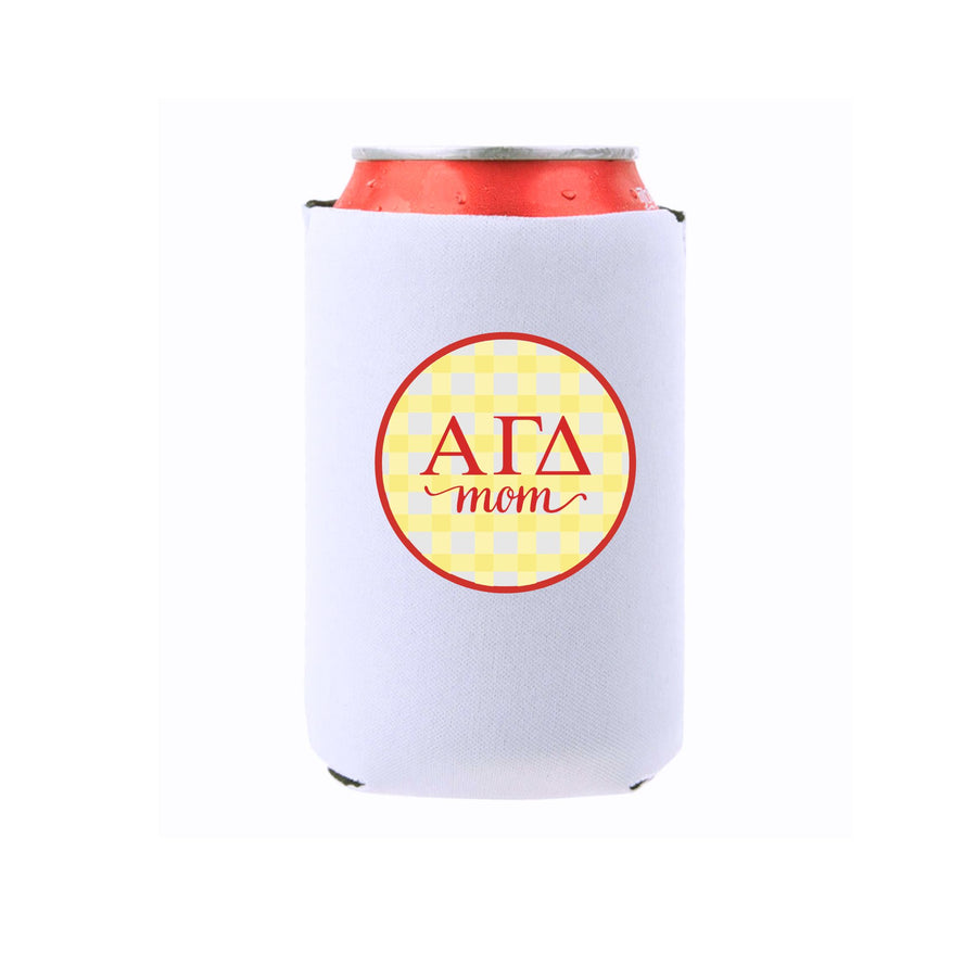 Sorority & Mom Can Coolers - Gingham Design