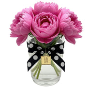 Alpha Phi Square Scallop Bouquet Charm - Scarf Tie Option