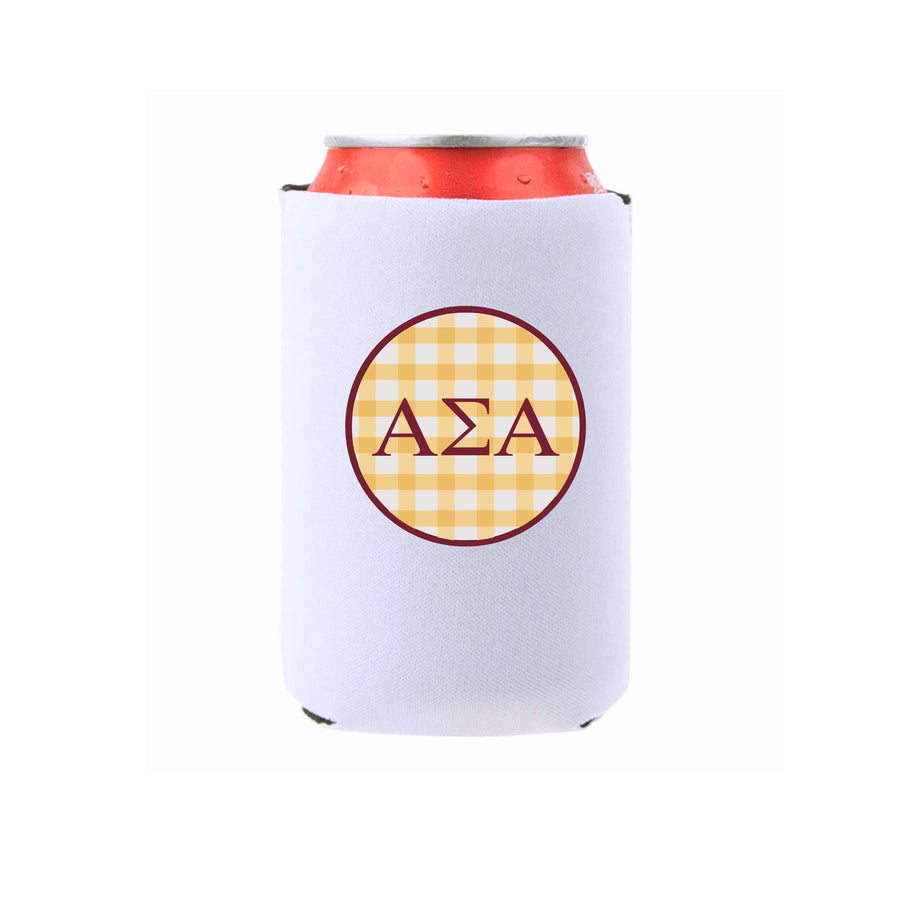 Sorority & Mom Can Coolers - Gingham Design
