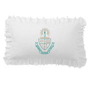 Sorority Crest Scalloped Pillow Cover