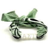 Alpha Sigma Tau - Bandana Wrap w/ Metallic Acrylic Slide