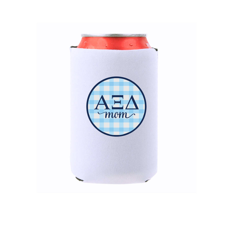 Sorority & Mom Can Coolers - Gingham Design