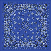 Delta Gamma- Bandana Wrap w/ Metallic Acrylic Slide