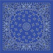 Delta Gamma- Bandana Wrap w/ Metallic Acrylic Slide