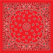 Alpha Sigma Alpha - Bandana Wrap w/ Metallic Acrylic Slide
