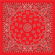 Alpha Omicron Pi - Bandana Wrap w/ Metallic Acrylic Slide