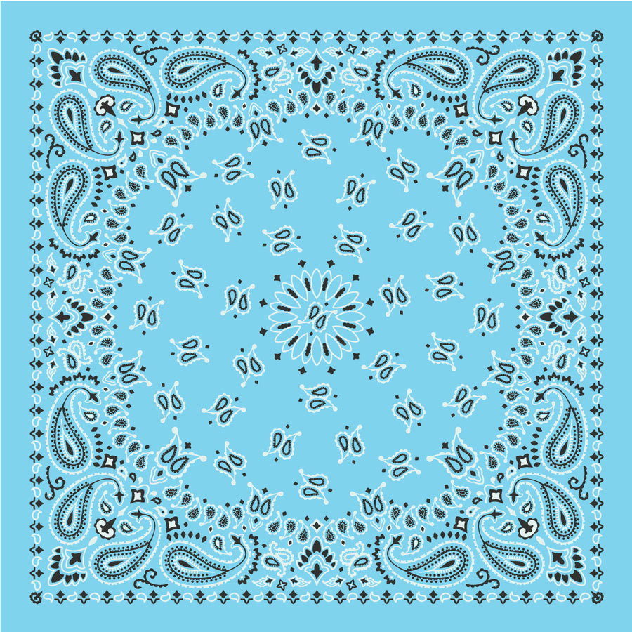 Alpha Delta Pi - Bandana Wrap w/ Metallic Acrylic Slide