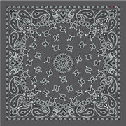 Zeta Tau Alpha - Bandana Wrap w/ Metallic Acrylic Slide