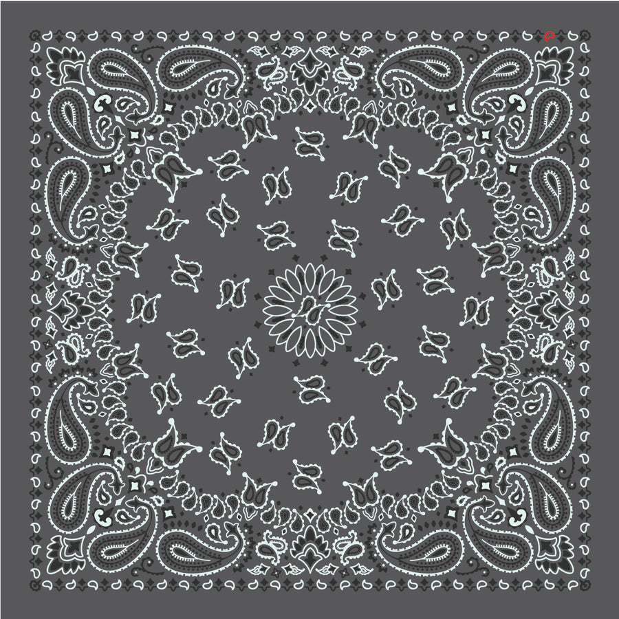 Zeta Tau Alpha - Bandana Wrap w/ Metallic Acrylic Slide