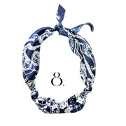 Alpha Delta Pi - Scarf Necklace with Engraved Heart Charm