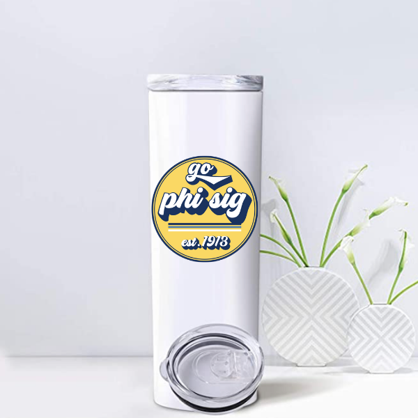 Phi Sig - Sorority Tumbler - Go Sorority Design