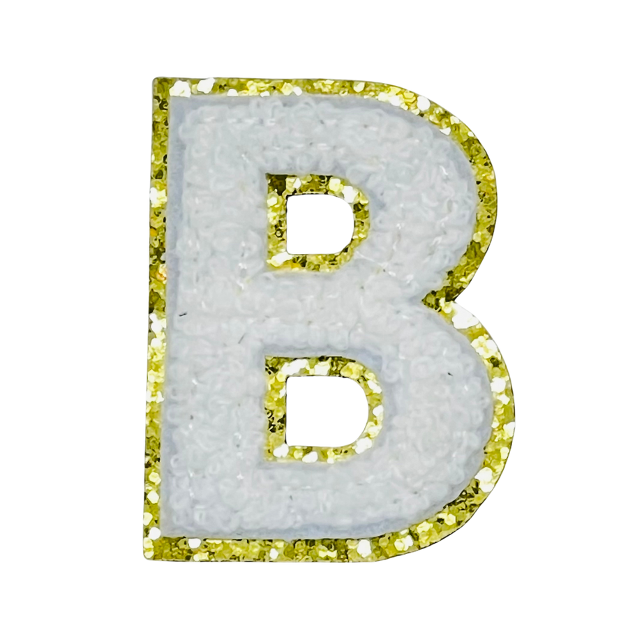 Beta - Chenille/Sequin Greek Letter Sticker Patch