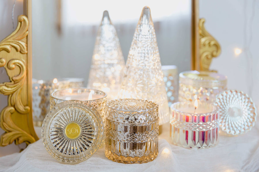 Winter Wonderland 15oz IRIDESCENT Shimmer Candle(Iridescent)