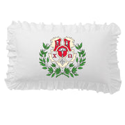Sorority Crest Scalloped Pillow Cover