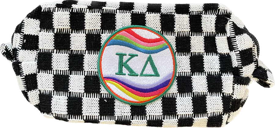 Kaydee - Sorority Checker Cosmetic Bag
