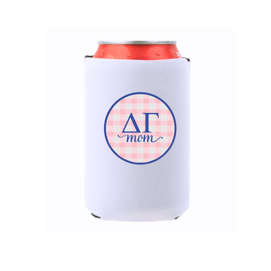 Sorority & Mom Can Coolers - Gingham Design