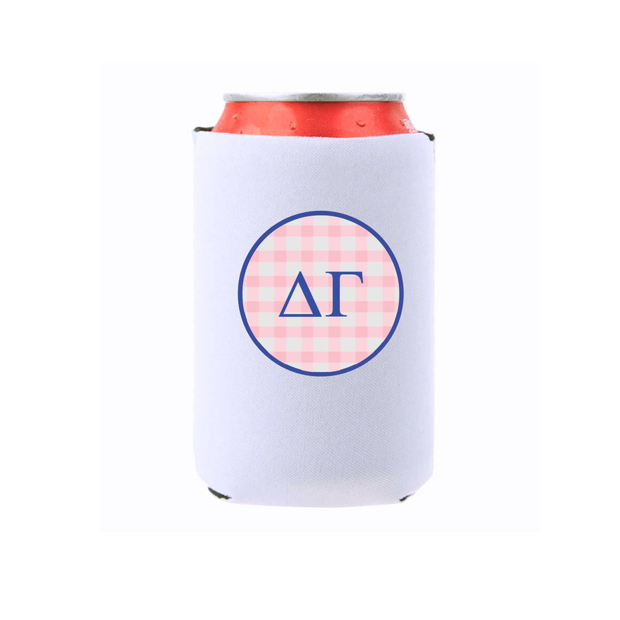 Sorority & Mom Can Coolers - Gingham Design