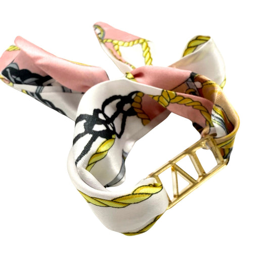 Delta Gamma - Tie Scarf with Sorority Greek Slide