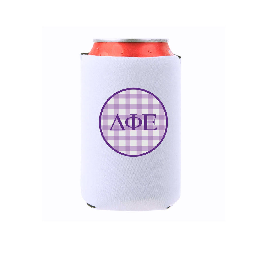 Sorority & Mom Can Coolers - Gingham Design