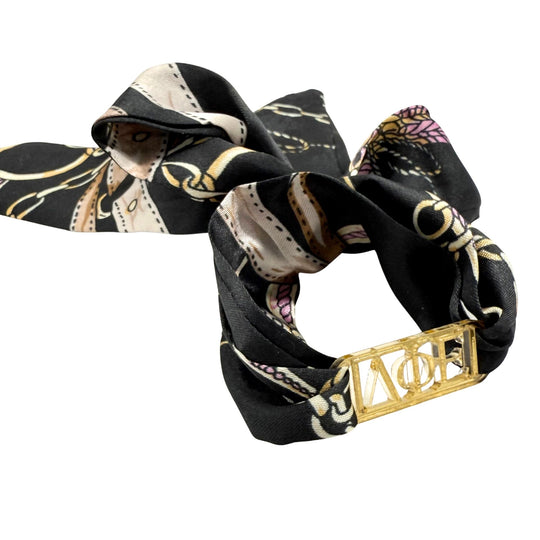 Delta Phi Epsilon - Tie Scarf with Sorority Greek Slide