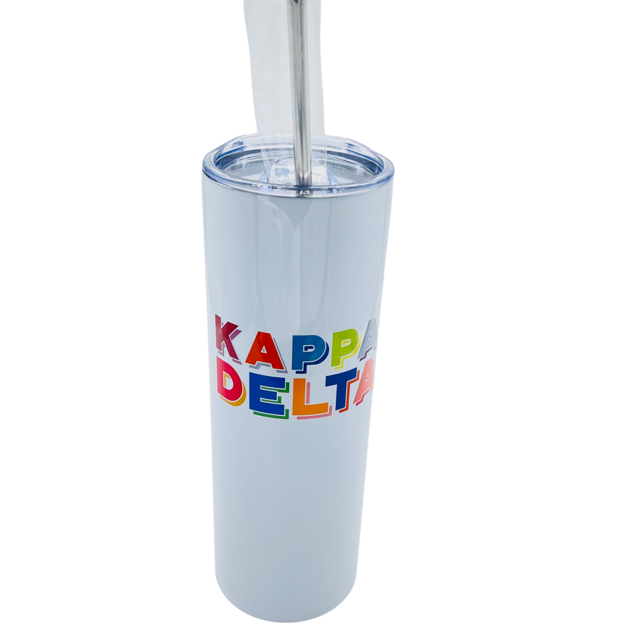 Kaydee - Sorority Insulated Tumbler - Color Block Design