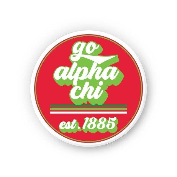 Alpha Chi - Sorority Sticker - Go Design