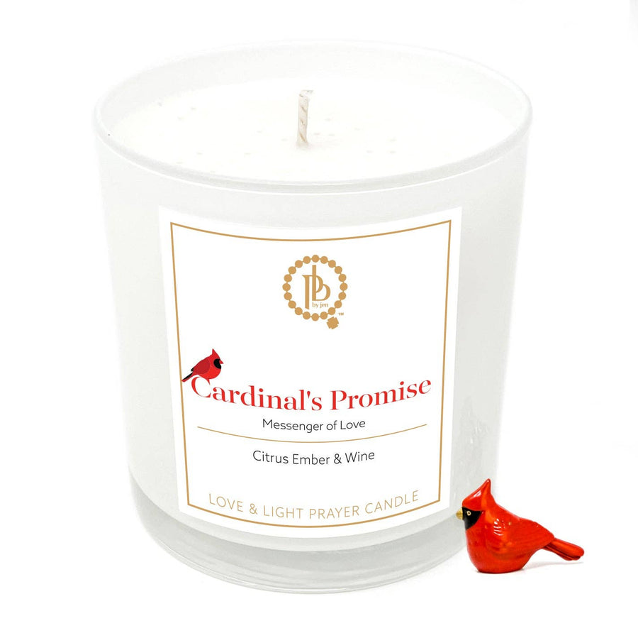 Love & Light Cardinal's Promise Prayer Candle