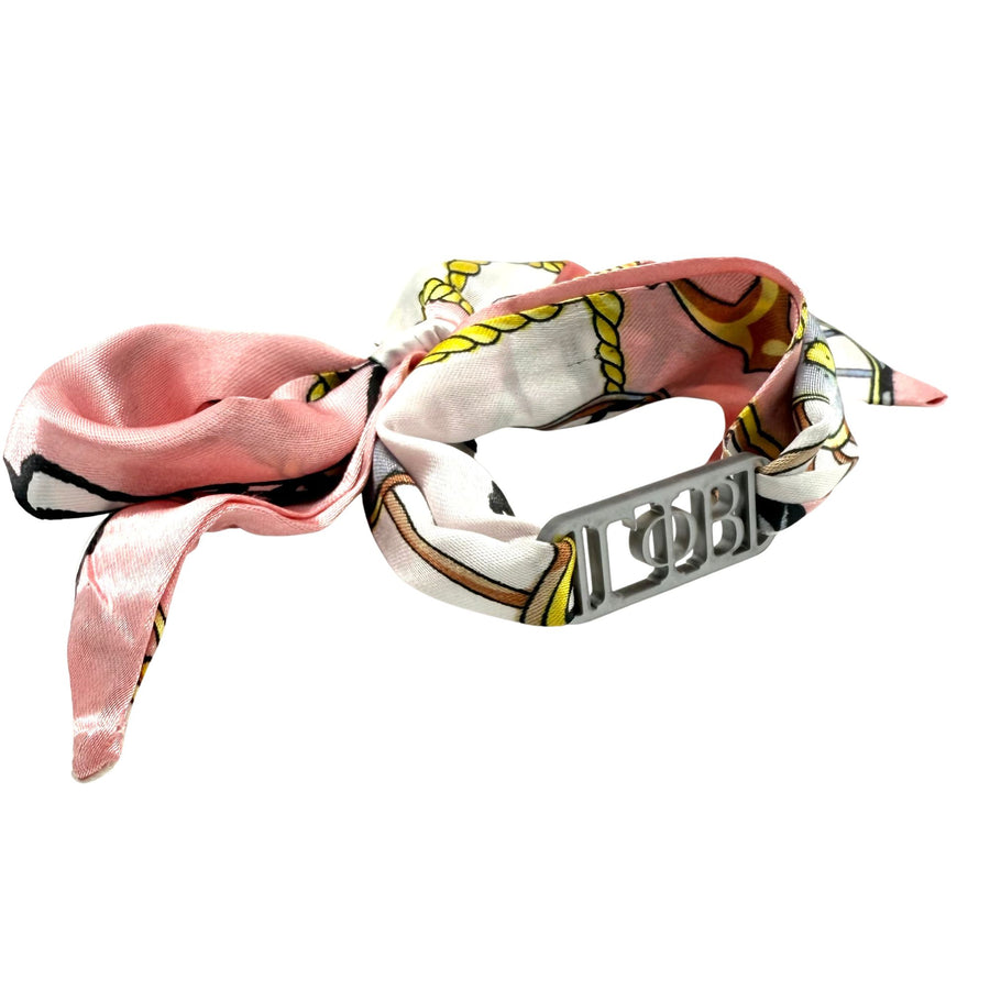 Gamma Phi Beta - Tie Scarf with Sorority Greek Slide