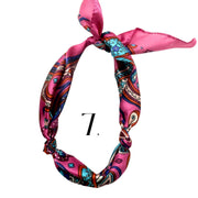 Theta Phi Alpha - Scarf Necklace with Engraved Heart Charm