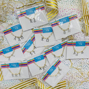 Sorority Letter Charm Necklaces
