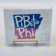Sorority Arkansas Notecard Set - Ombre