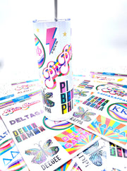 Sorority Vinyl Decal Sheet