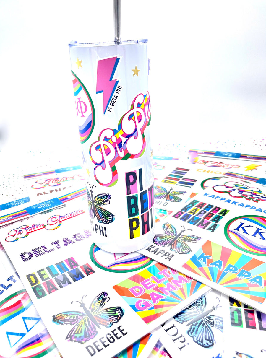 Sorority Vinyl Decal Sheet
