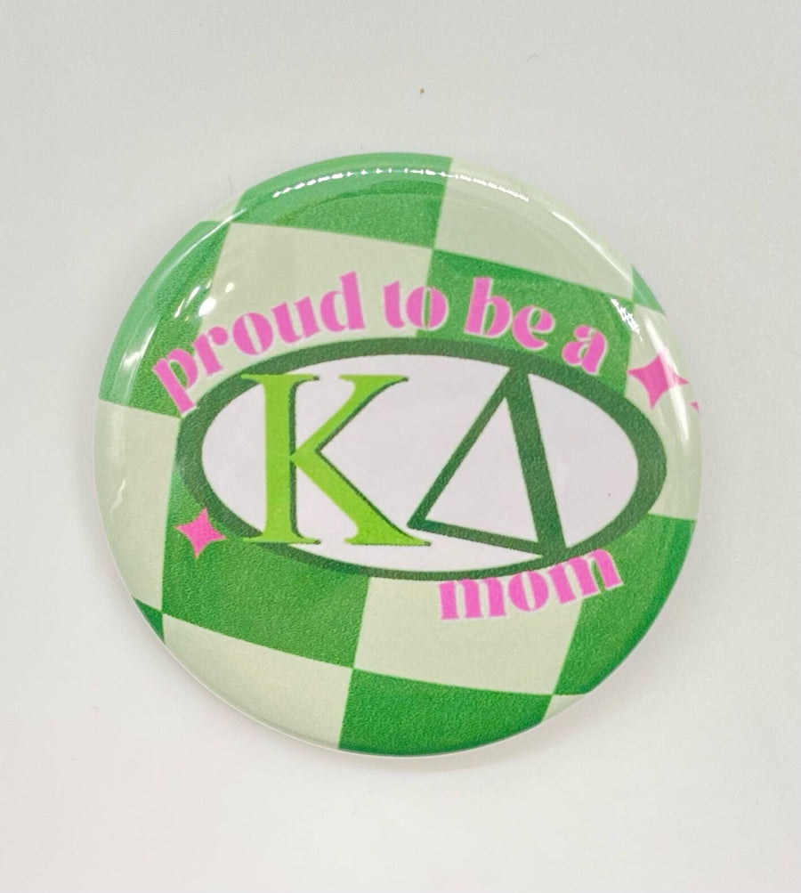 Sorority Mom Pinback Buttons - Mom Pride
