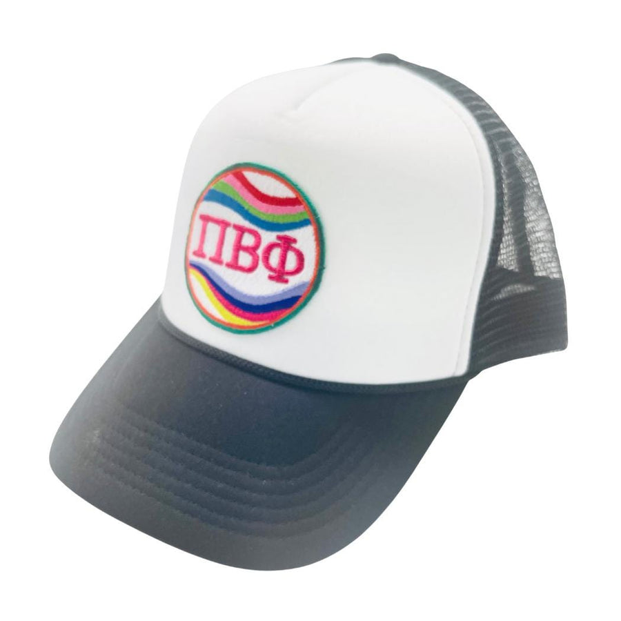 Sorority Trucker Hat with Retrowave Patch