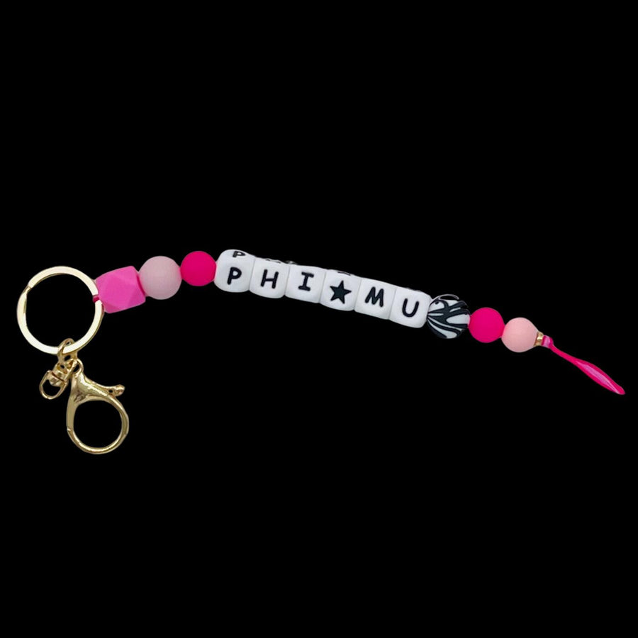 Sorority Beaded Keychain