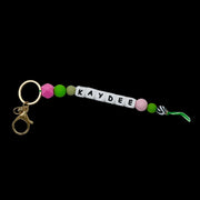 Sorority Beaded Keychain