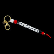 Sorority Beaded Keychain