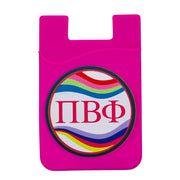 Sorority Cell Phone Wallet in Retrowave Design