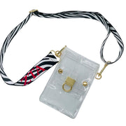 Sorority Interchangeable Purse Strap in Zebra