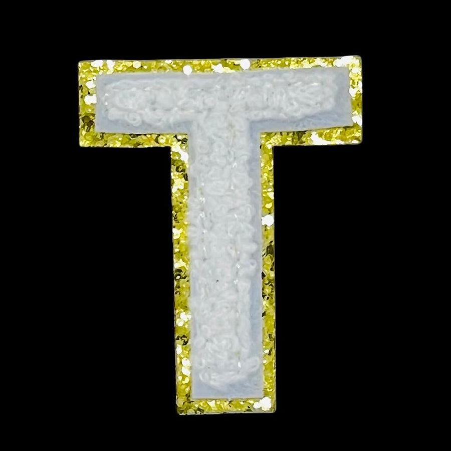 Greek Sequin Letter Patches