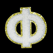 Greek Sequin Letter Patches