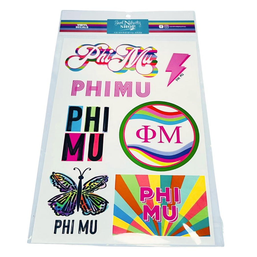 Sorority Vinyl Decal Sheet