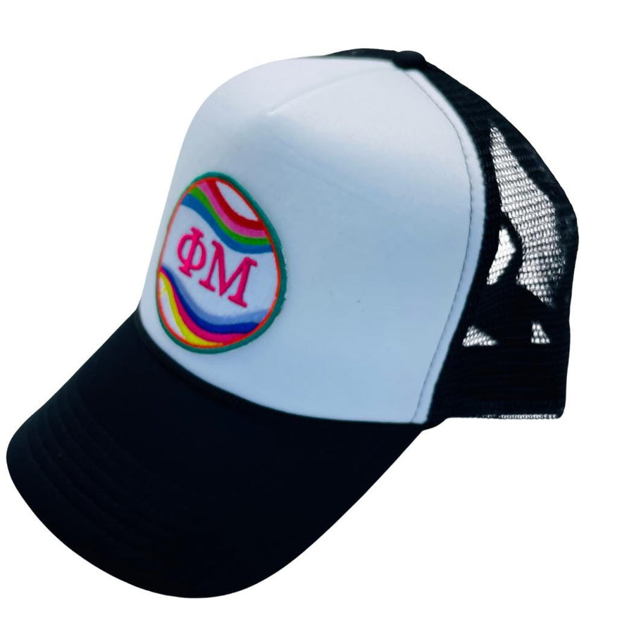 Sorority Trucker Hat with Retrowave Patch